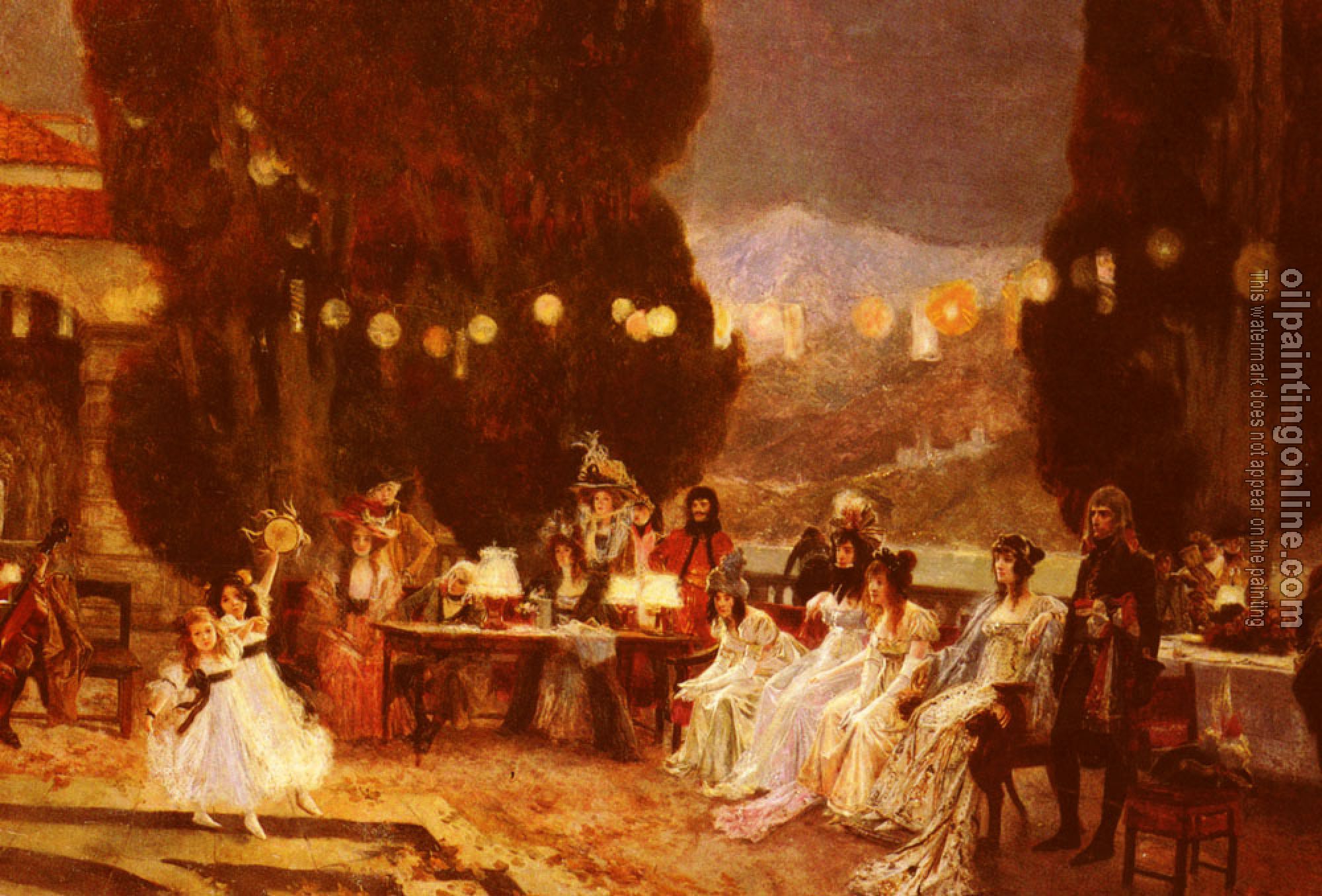 Flameng Francois - An Evening's Entertainment For Josephine
